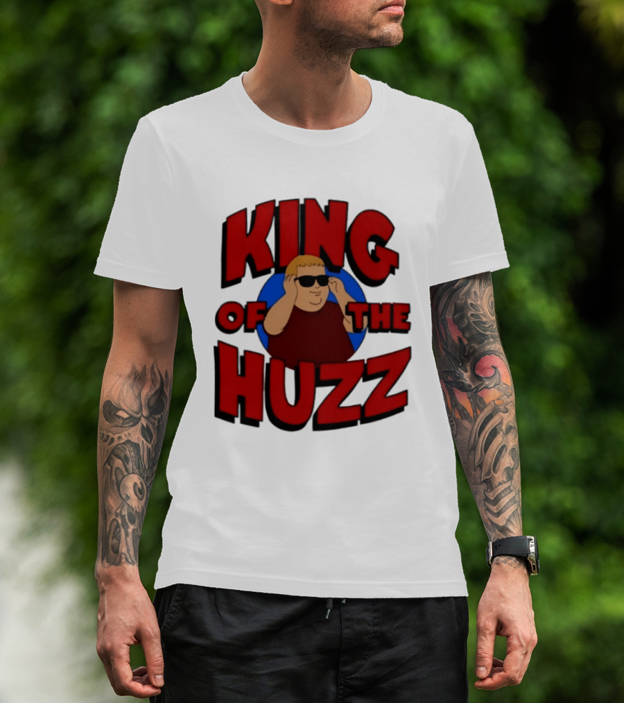 King Of The Huzz Iconic Retro Humor Vibe T-Shirt