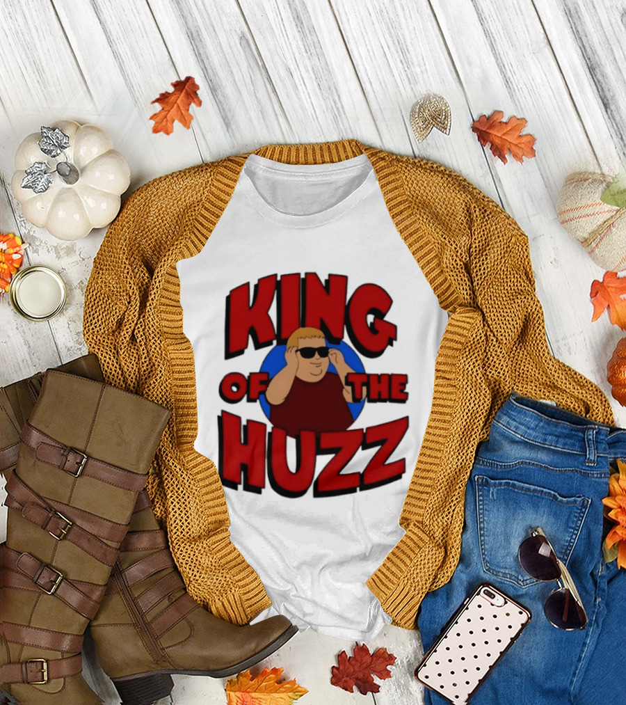 King Of The Huzz Iconic Retro Humor Vibe T-Shirt