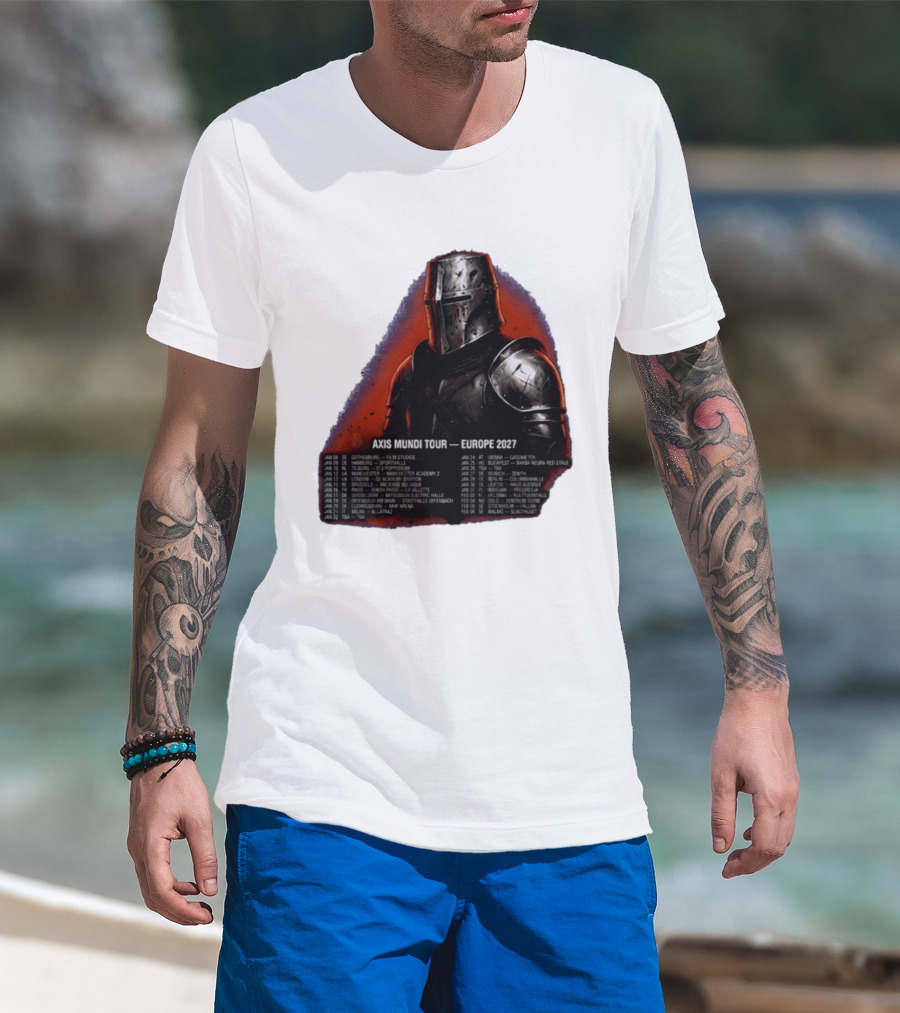 Imminence August Burns Red Axis Mundi Tour 2027 Europe Knights T-Shirt