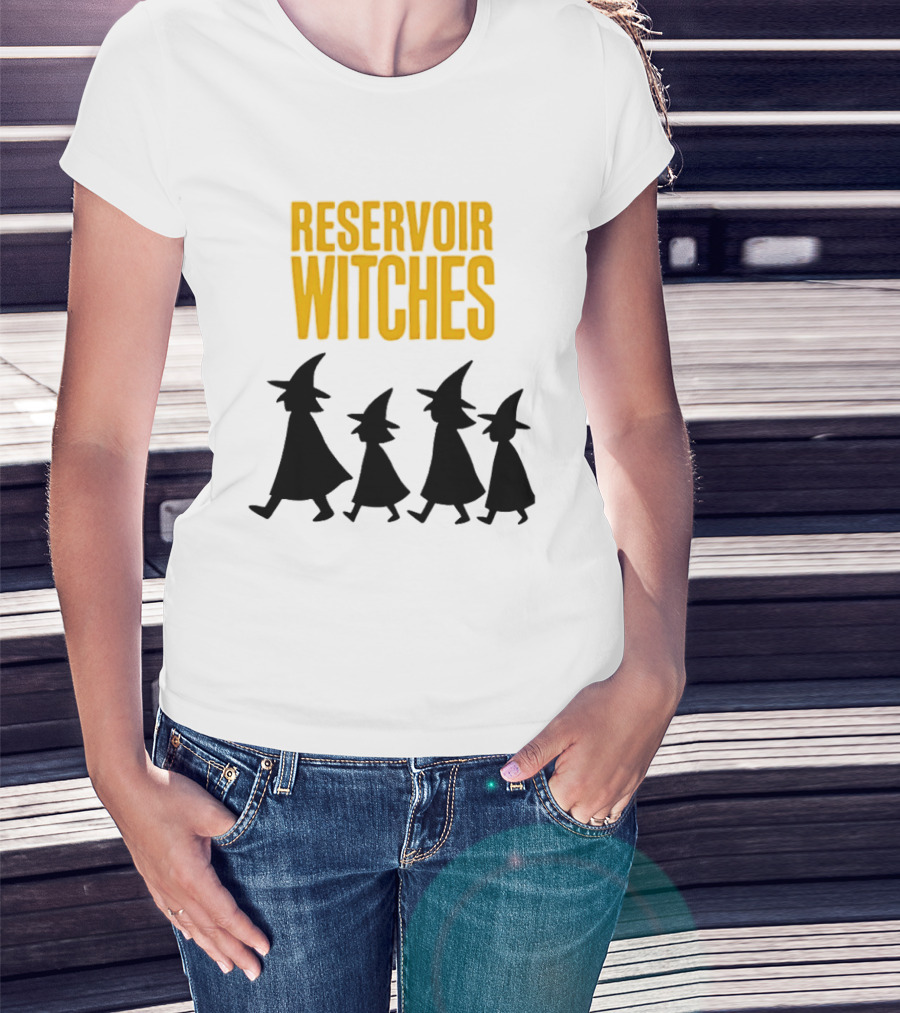 Reservoir Witches Walking In Silhouette With Classic Halloween T-Shirt