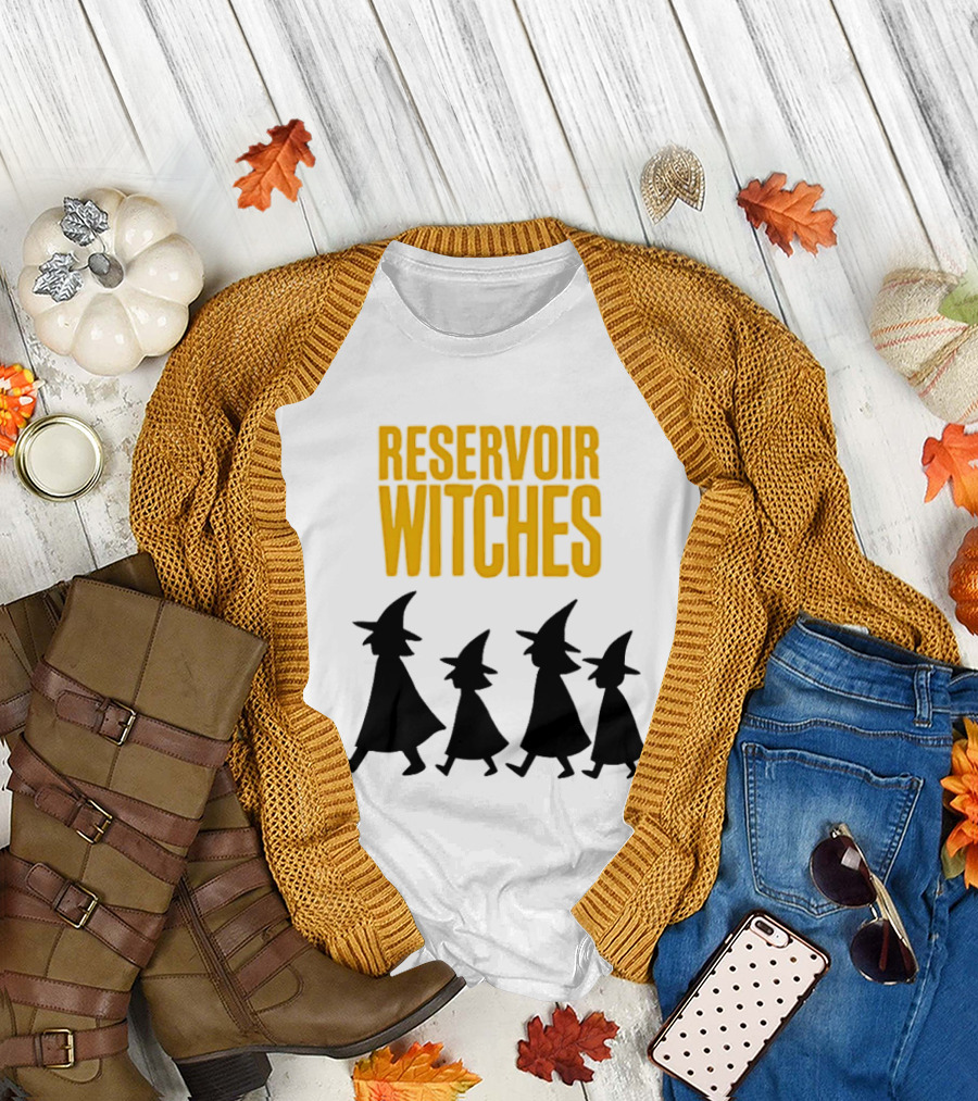Reservoir Witches Walking In Silhouette With Classic Halloween T-Shirt