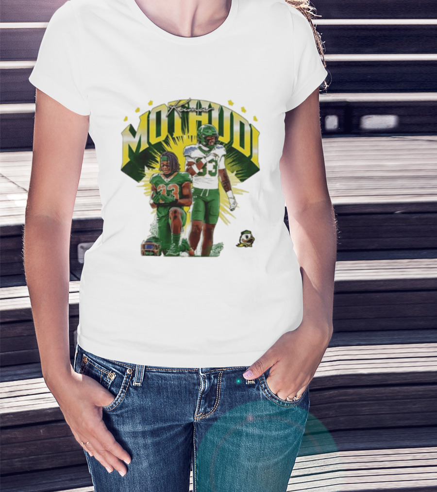 Kamar Mothudi Oregon Ducks Linebacker 33 Football Player T-Shirt