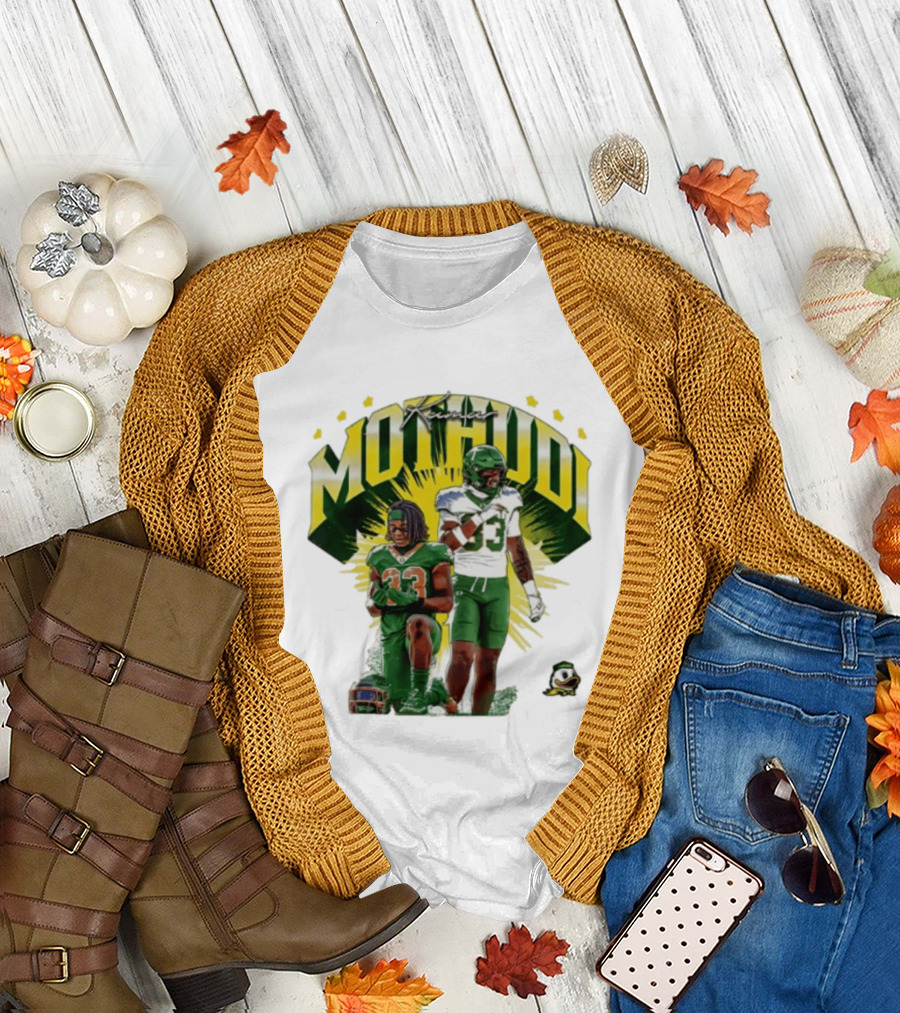 Kamar Mothudi Oregon Ducks Linebacker 33 Football Player T-Shirt