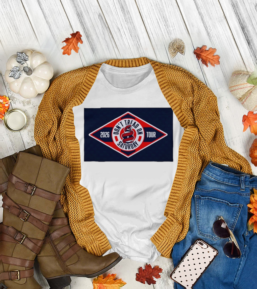 Don't Tread On Saturday 2026 Tour Snake Emblem College Football T-Shirt