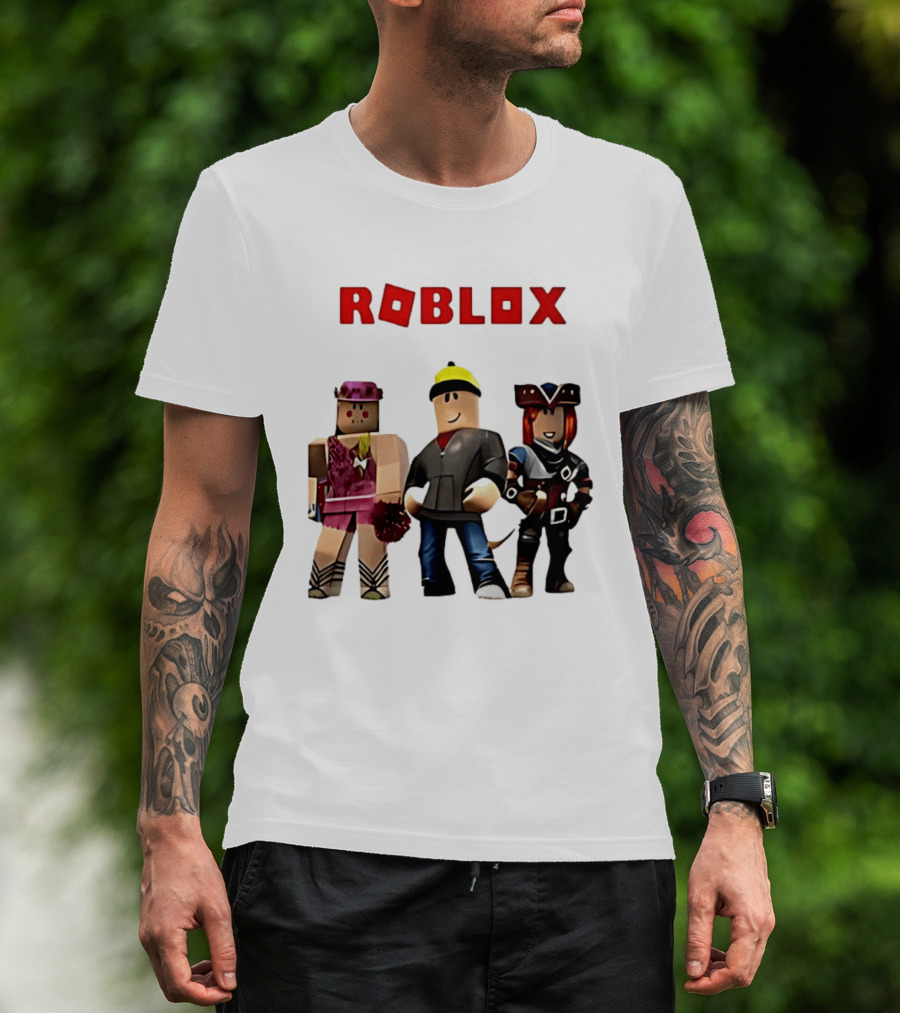 Roblox Cartoon Characters Game Adventure T-Shirt