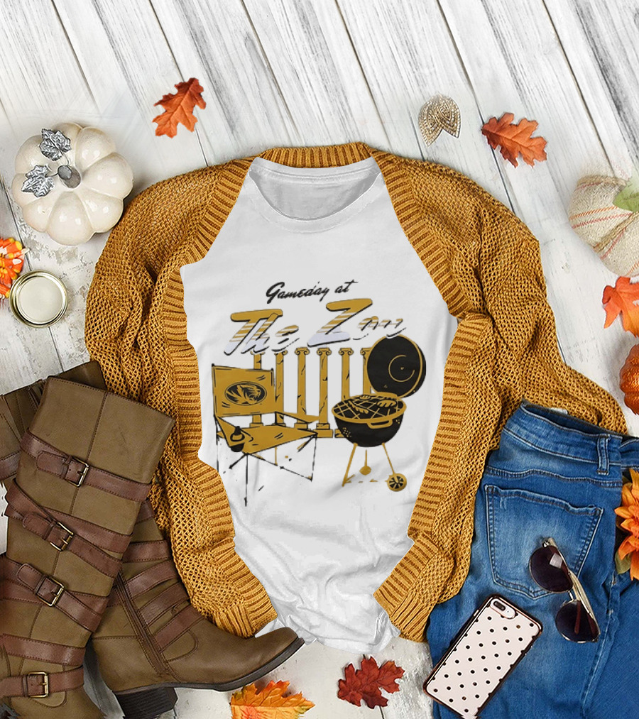 Missouri Tigers Gameday Tailgate At The Zou Football Grill Chair T-Shirt