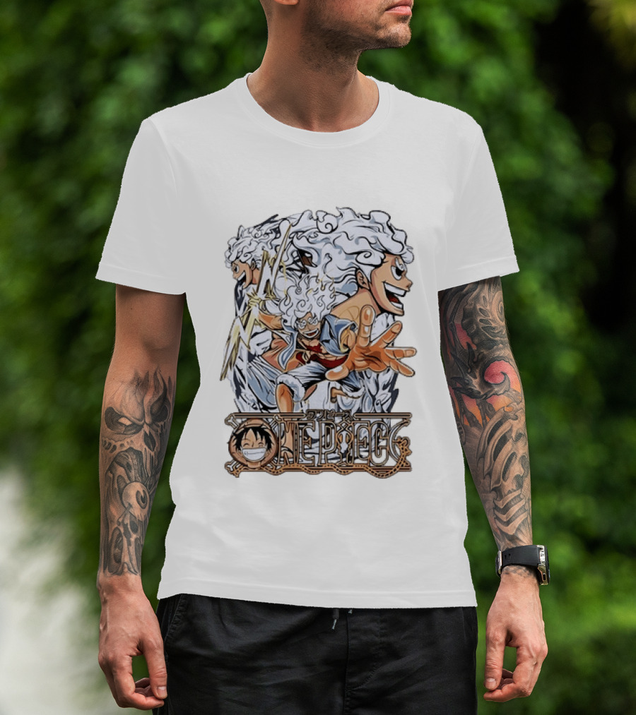 Monkey D Luffy Gear Five One Piece Anime Manga Adventure T-Shirt