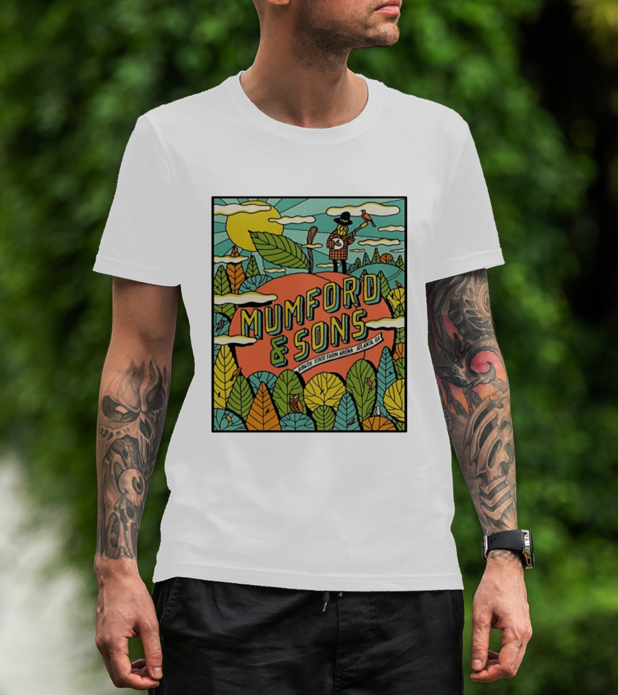 Mumford & Sons State Farm Arena Atlanta GA Concert 9/10/26 Sun Nature T-Shirt