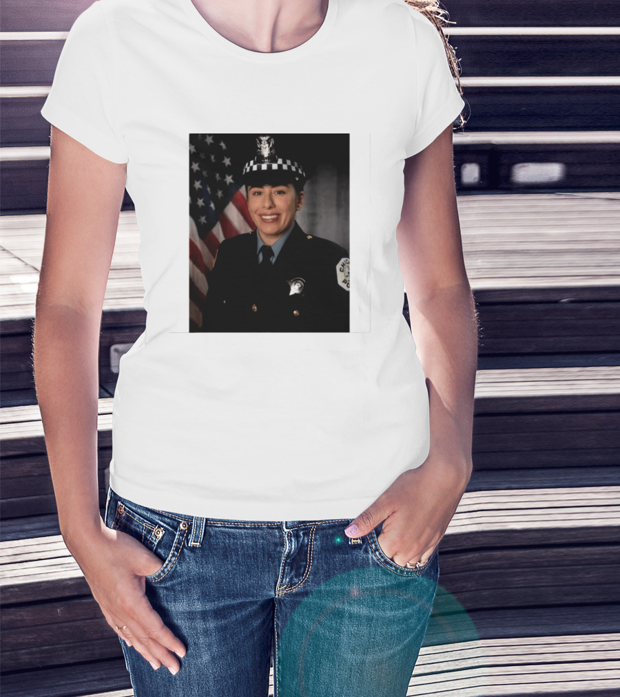 Never Forget Chicago Police Department Ella French Memorial Officer T-Shirt