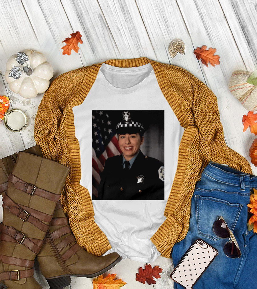 Never Forget Chicago Police Department Ella French Memorial Officer T-Shirt