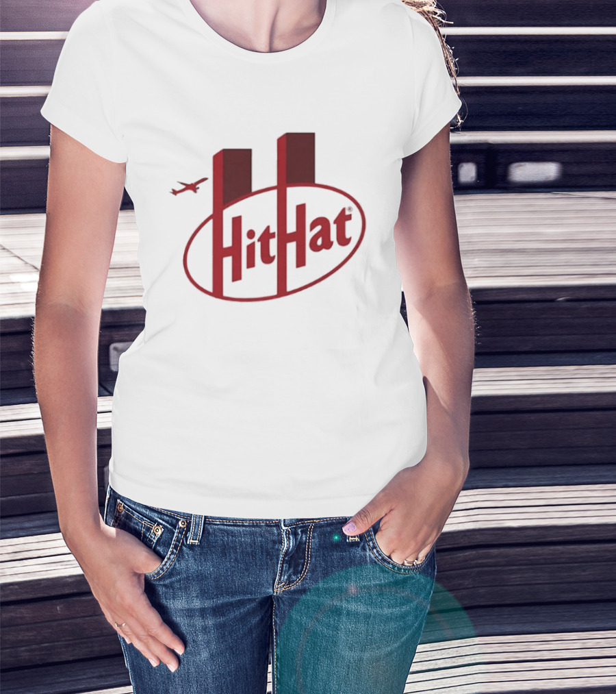 Hit Hat Twin Towers Incident Airplane T-Shirt