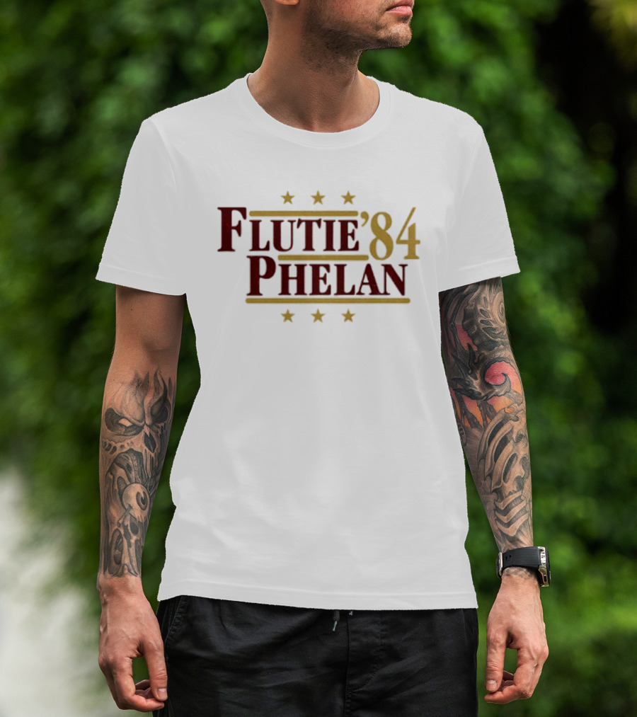 Flutie Phelan 84 Legends For President Trending Doug Flutie And Gerard Phelan T-Shirt