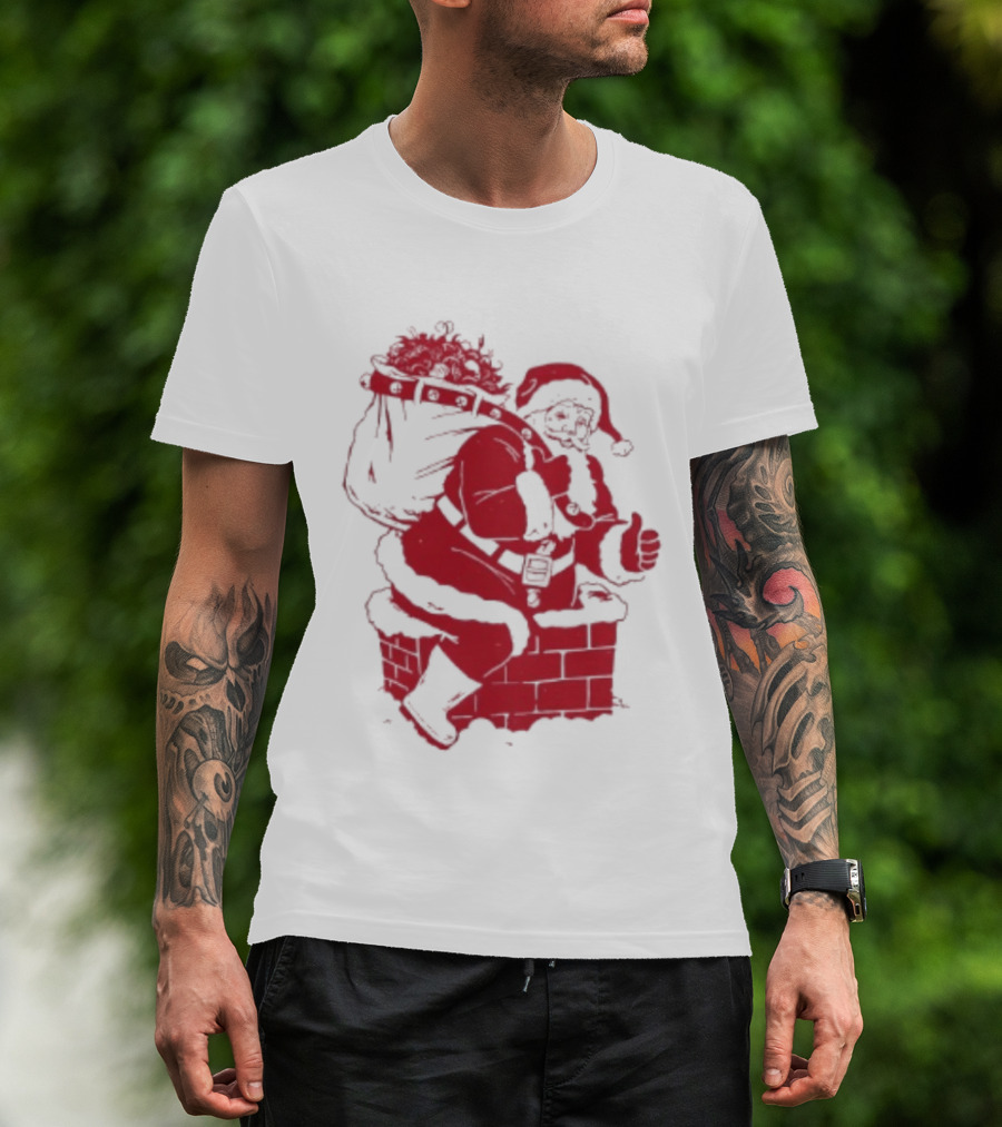 Trending Santa Claus Chimney Merry Christmas T-Shirt