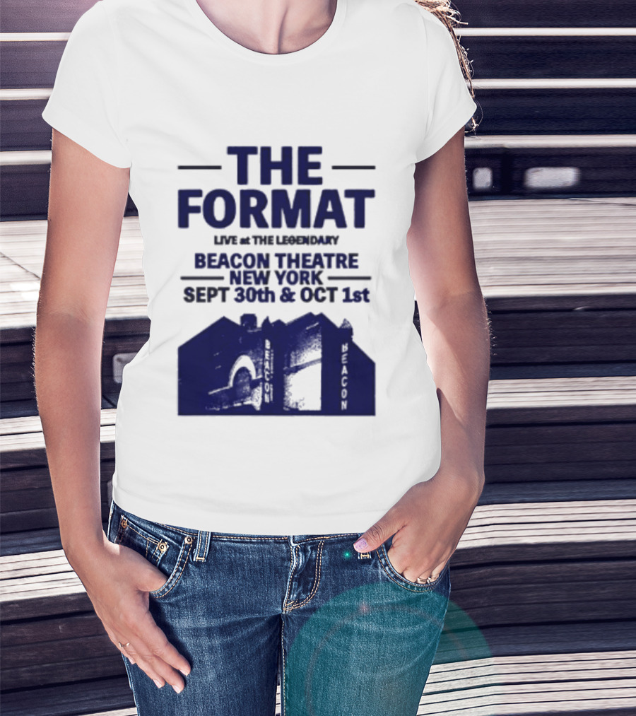 The Format Live At The Legendary Beacon Theatre New York Sept 30th & Oct 1st T-Shirt