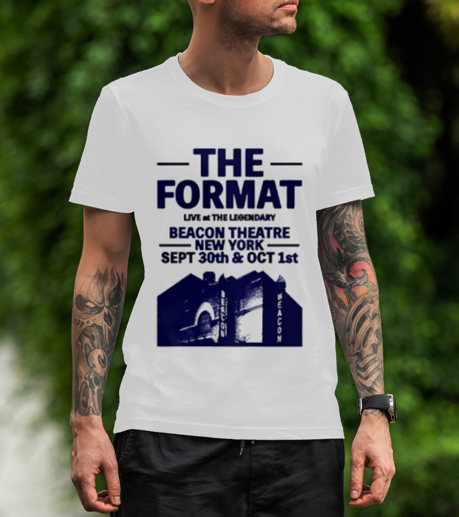 The Format Live At The Legendary Beacon Theatre New York Sept 30th & Oct 1st T-Shirt
