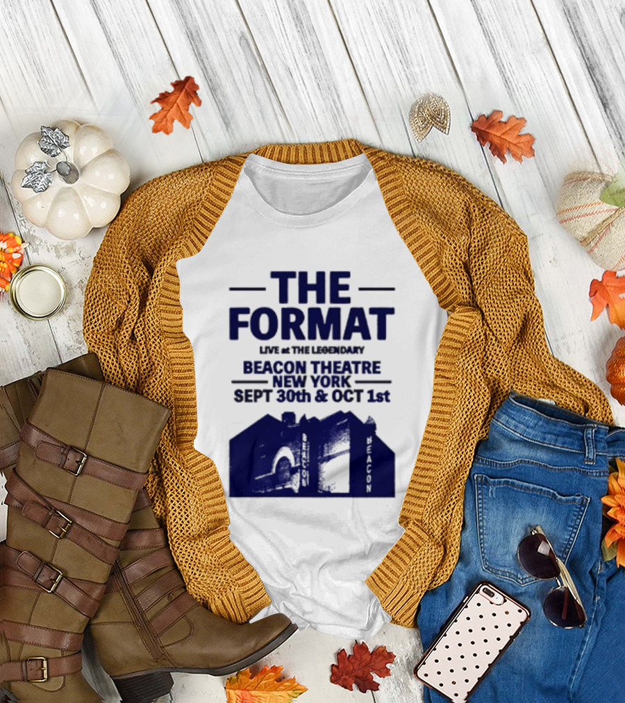The Format Live At The Legendary Beacon Theatre New York Sept 30th & Oct 1st T-Shirt