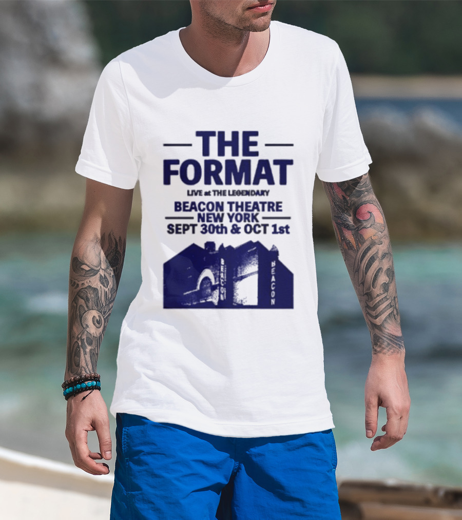 The Format Live At The Legendary Beacon Theatre New York Sept 30th & Oct 1st T-Shirt