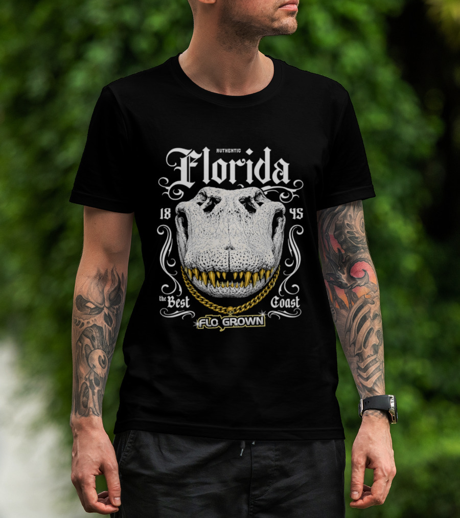 Authentic Florida 1845 Best Coast Flo Grown Alligator T-Shirt