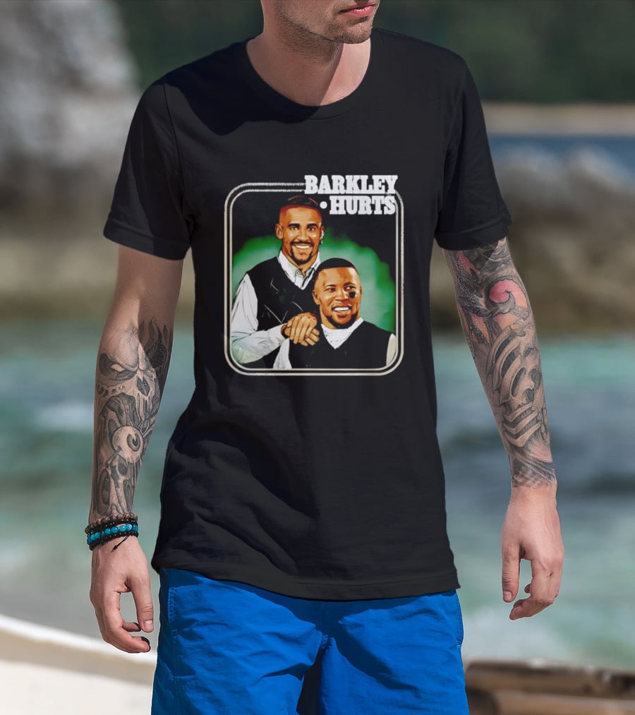 Barkley Hurts Philadelphia Eagles Comedy Show Parody 90s T-Shirt