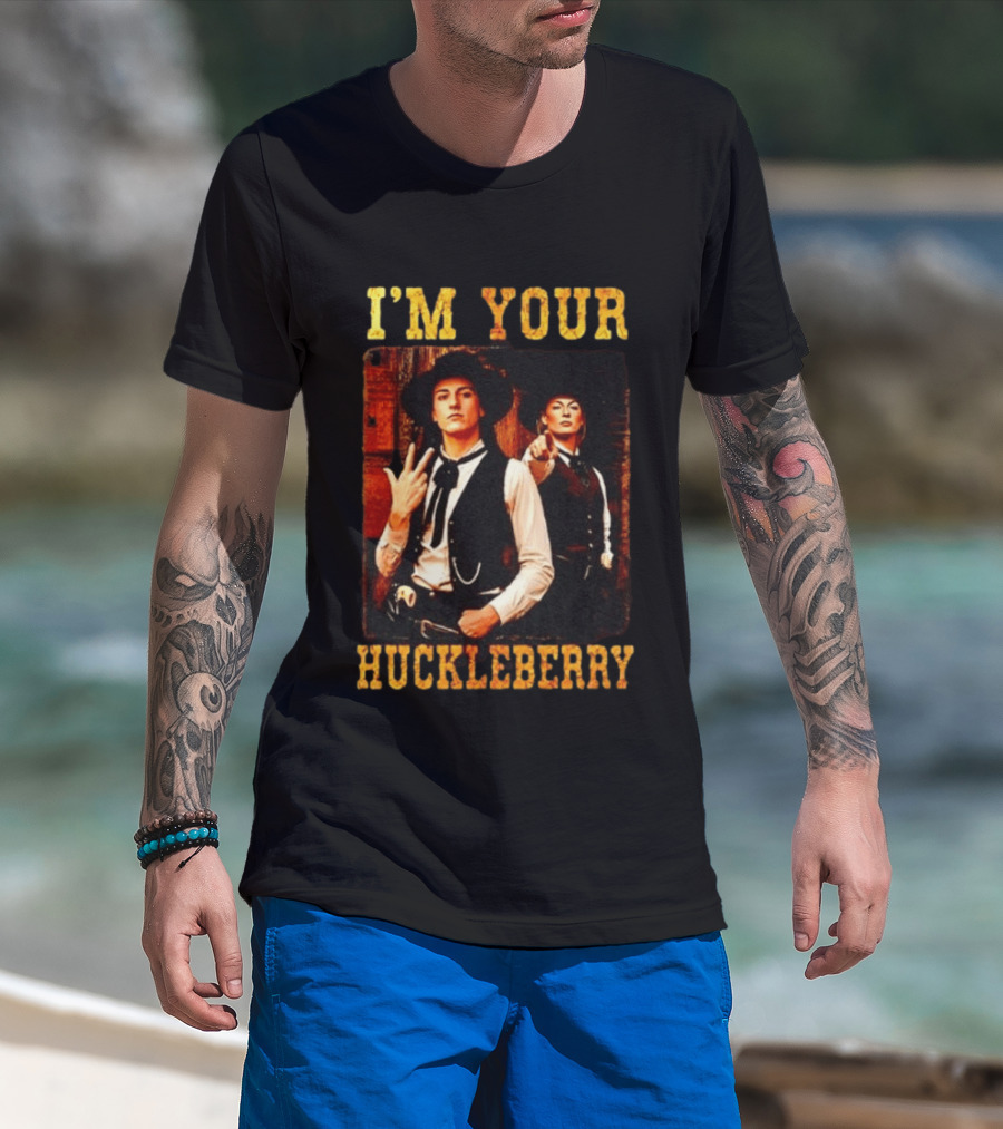 I'm Your Huckleberry Doc Holliday Tombstone Caitlin Clark Sophie Cunningham T-Shirt