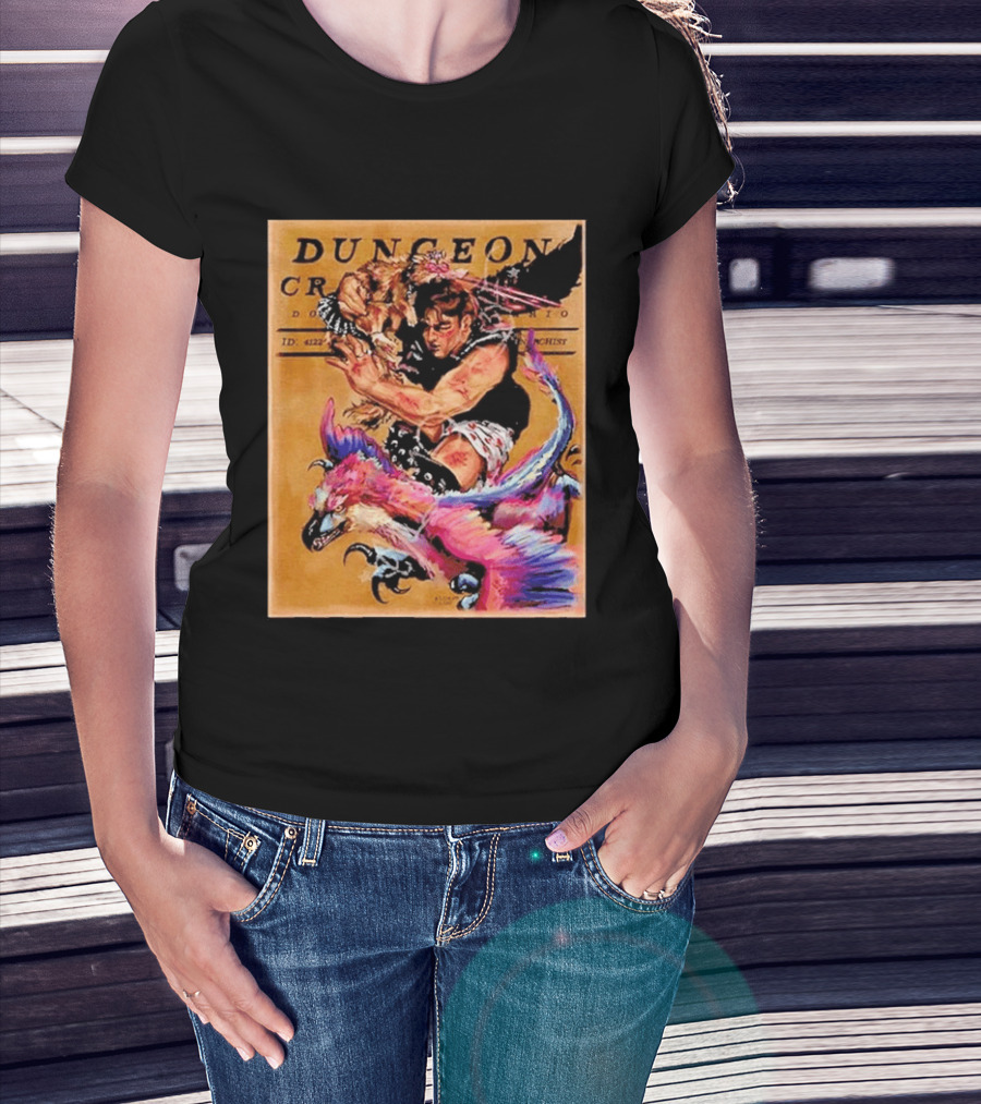 Dungeon Crawler Carl Goddamnit Donut Fantasy Adventure Art By Andrew Bowser T-Shirt