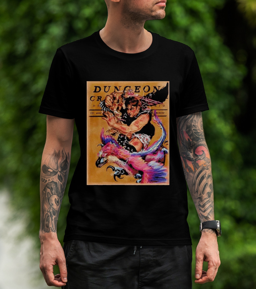Dungeon Crawler Carl Goddamnit Donut Fantasy Adventure Art By Andrew Bowser T-Shirt