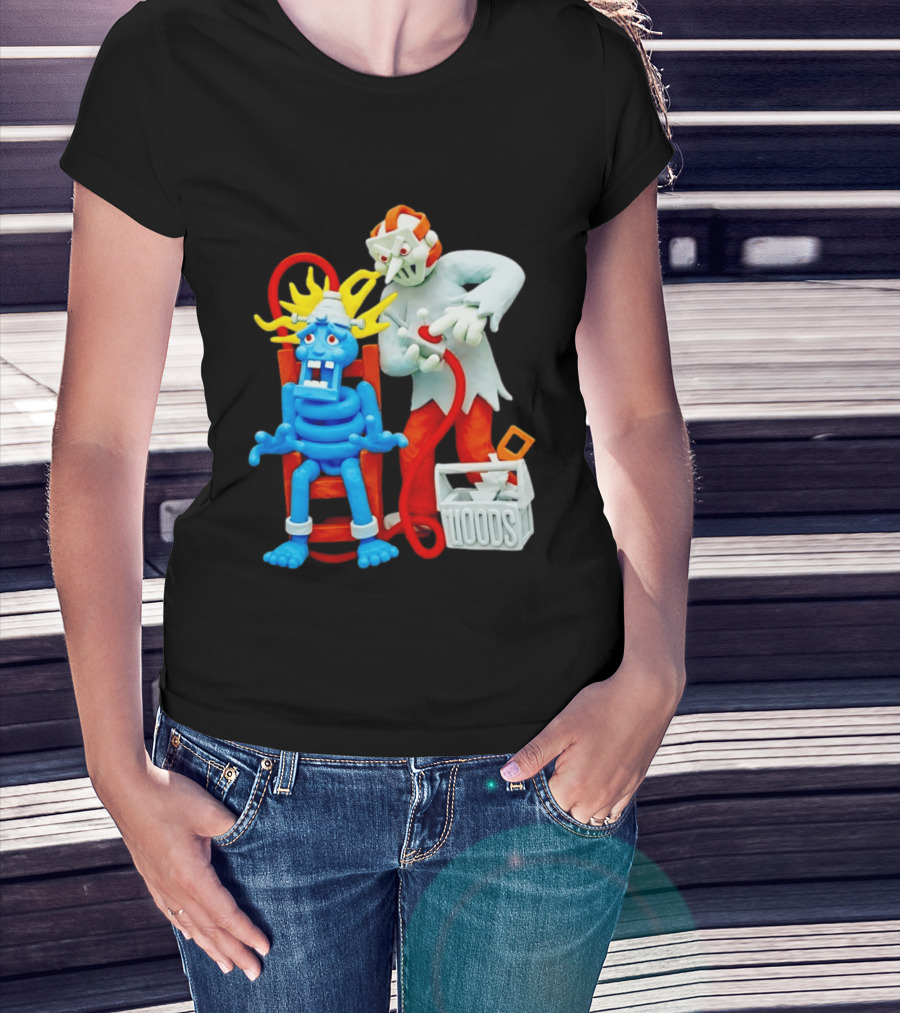 Friday The 13th Jason Voorhees Electrocution Scene Woods T-Shirt