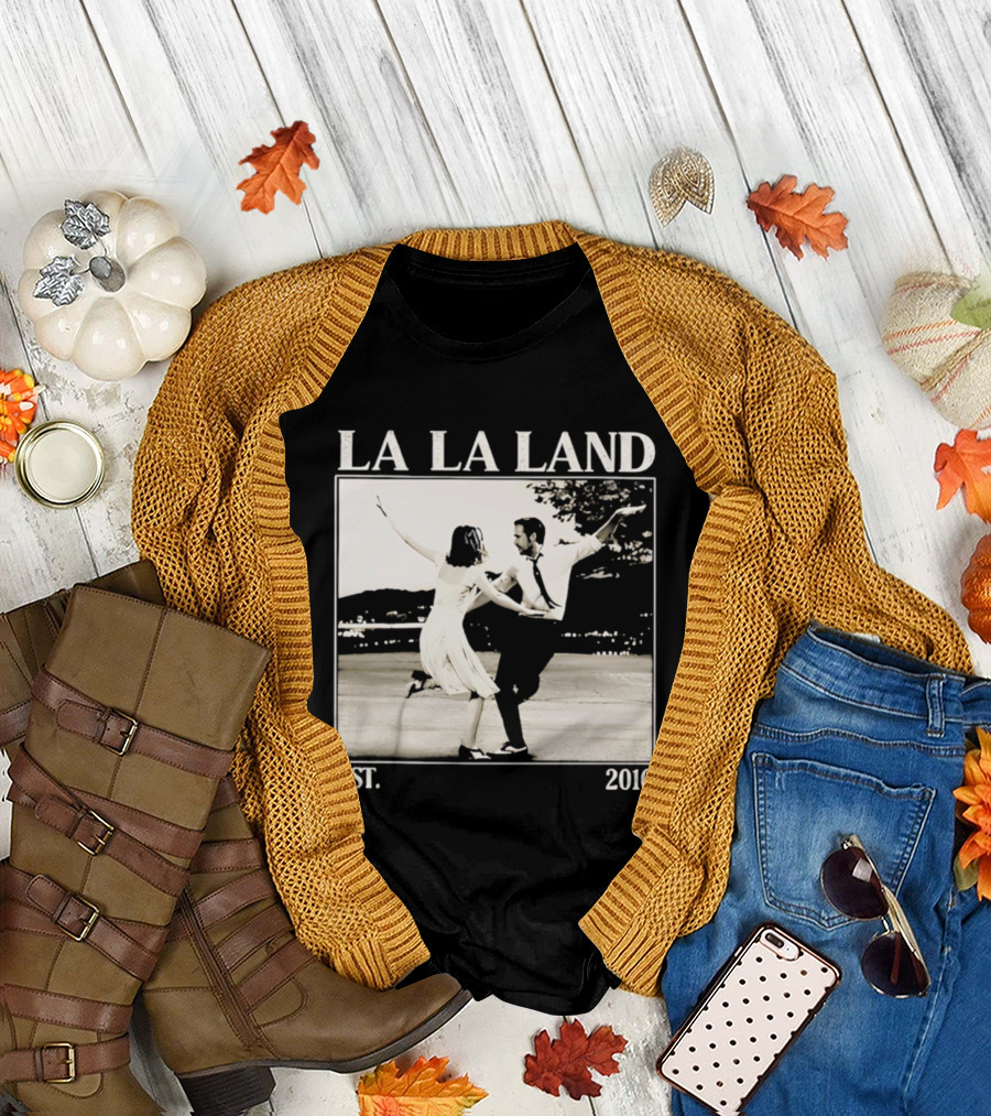 La La Land Est 2016 Dance Scene Emma Stone Ryan Gosling T-Shirt