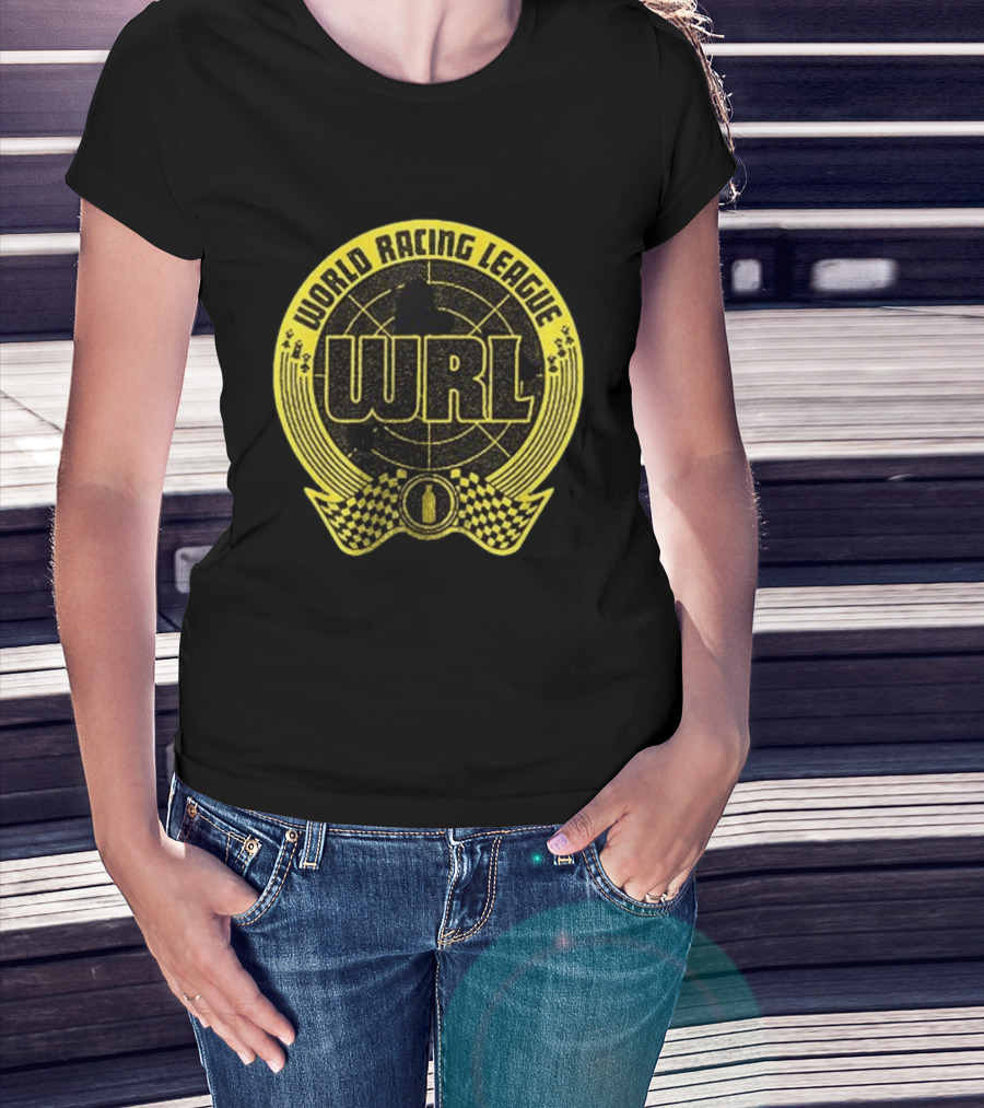 World Racing League WRL Racing Checkered T-Shirt