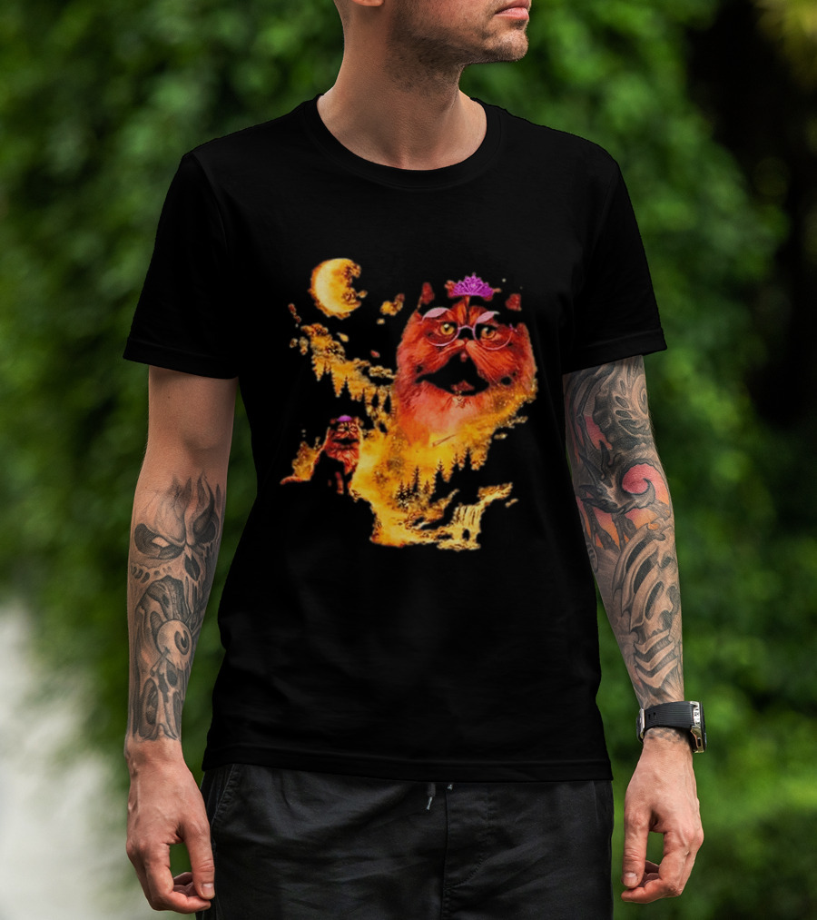 Princess Donut Cat Lover Moon Fantasy T-Shirt