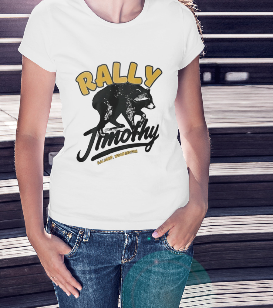 Rally Timothy Ballard Washington Black Raccoon T-Shirt