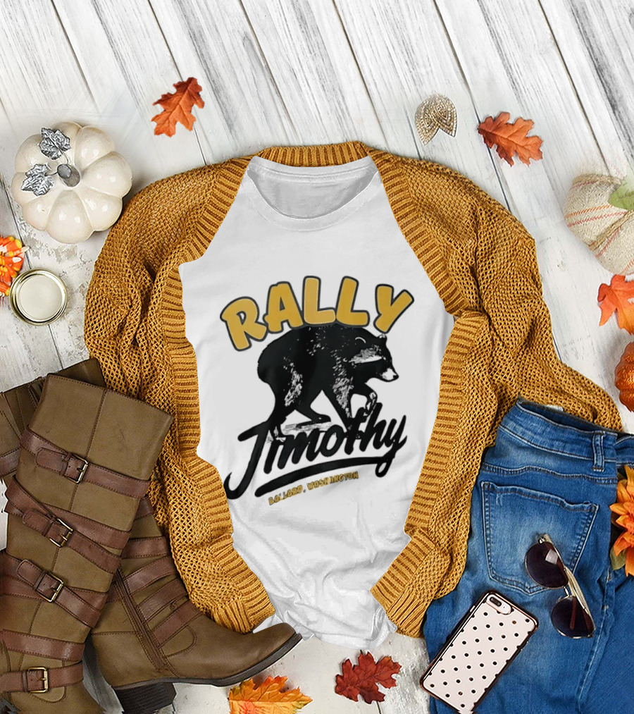 Rally Timothy Ballard Washington Black Raccoon T-Shirt