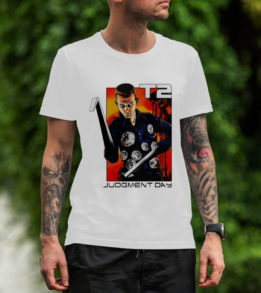 T2 Judgment Day 1000 Iconic Scene T-Shirt
