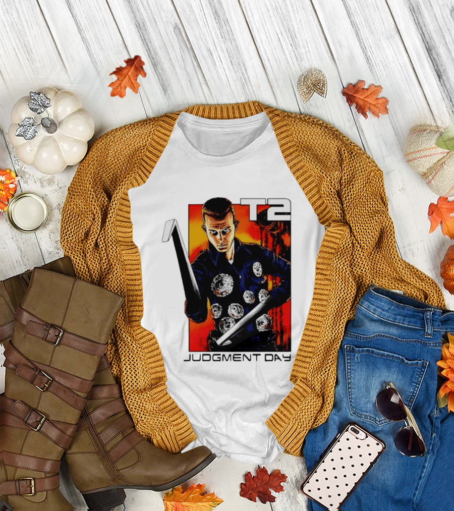 T2 Judgment Day 1000 Iconic Scene T-Shirt