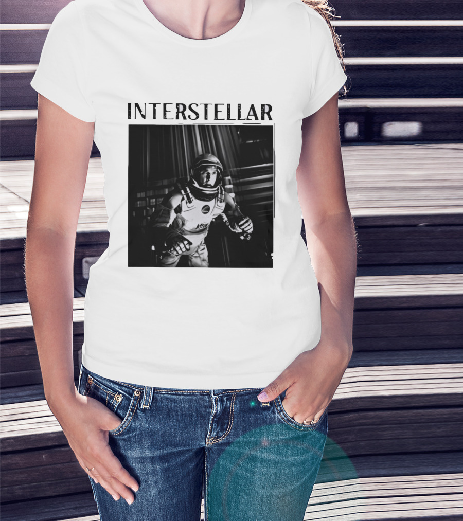 Interstellar 2014 Matthew McConaughey Spacesuit Scene T-Shirt