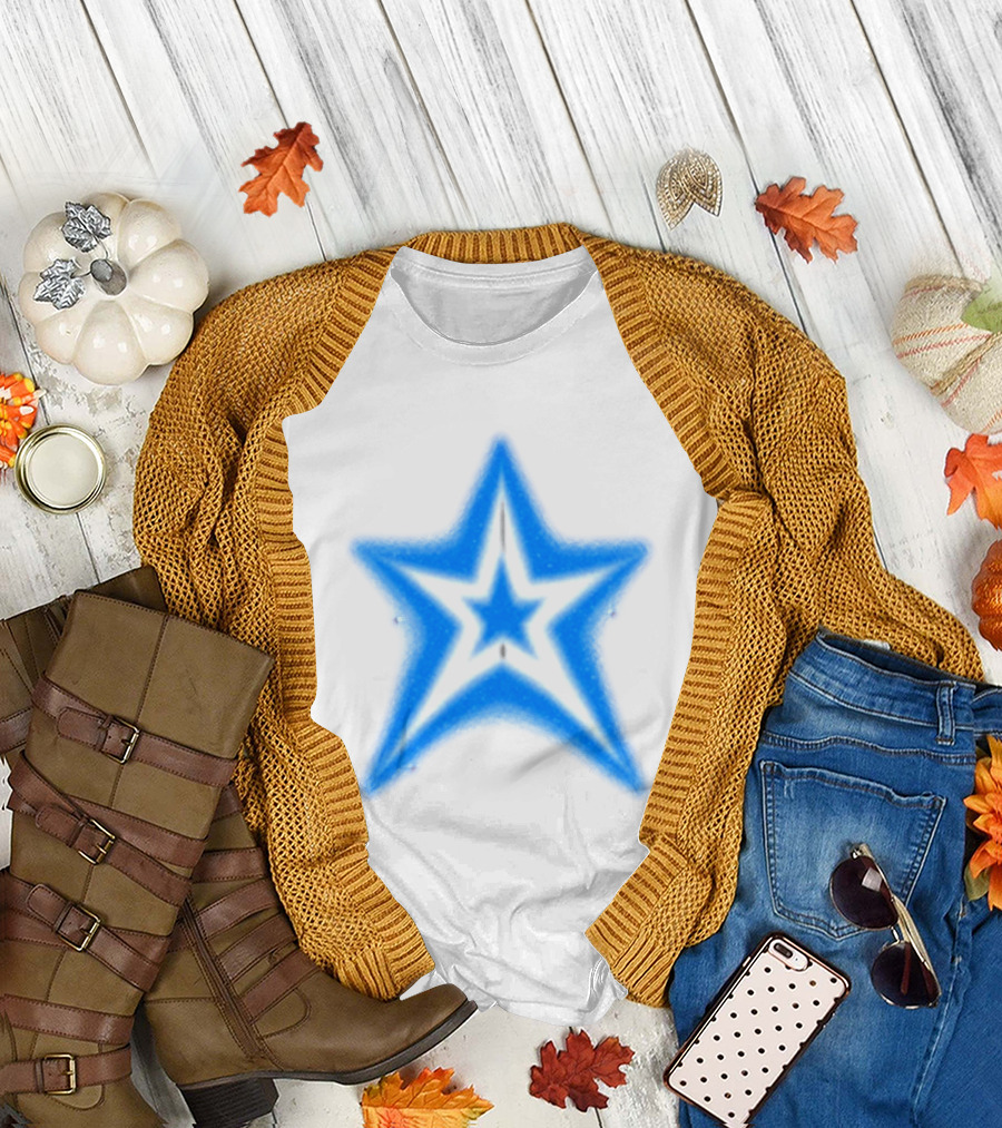 Karol G Store Matadora Zip Blue Star Starfish T-Shirt