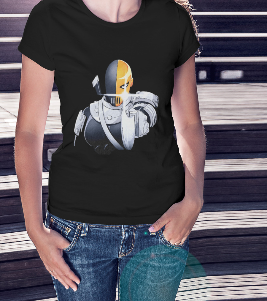 Deathstroke DC Comics Armor Sword Wielding T-Shirt