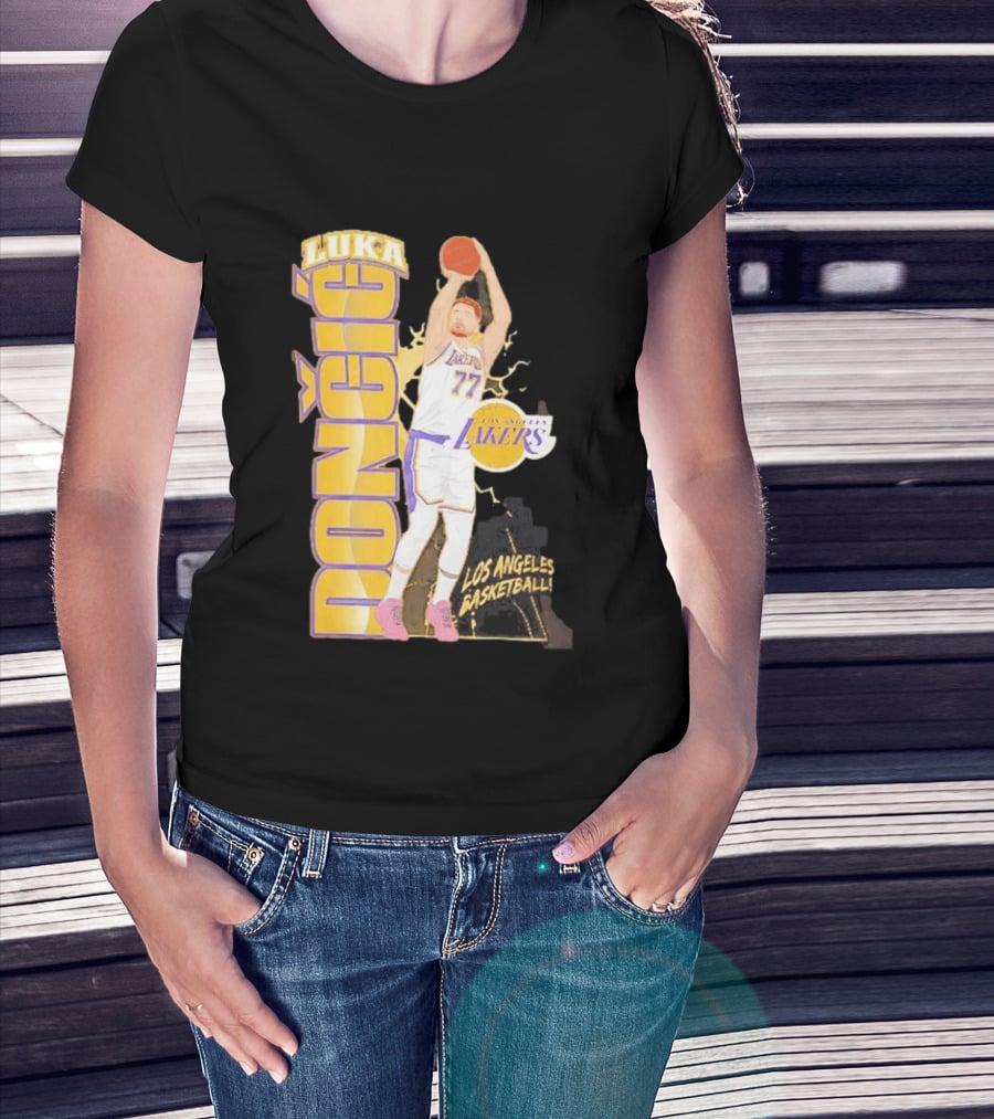 Los Angeles Lakers Luka Dončić Basketball 77 T-Shirt