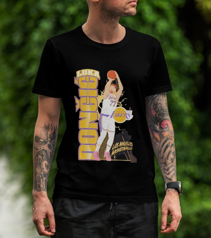 Los Angeles Lakers Luka Dončić Basketball 77 T-Shirt