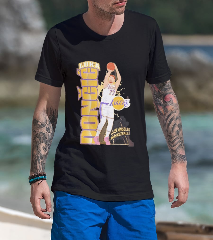 Los Angeles Lakers Luka Dončić Basketball 77 T-Shirt