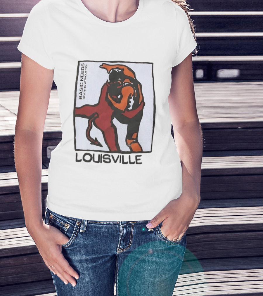 Louisville Basic Needs Death Is Without You Wrestling T-Shirt