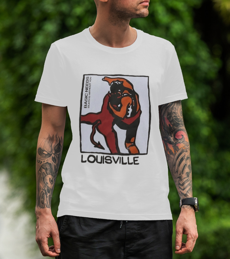 Louisville Basic Needs Death Is Without You Wrestling T-Shirt