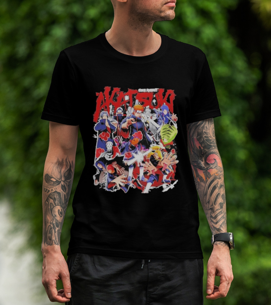 Akatsuki Vibes Konnect Naruto Anime Pain Characters Animation T-Shirt