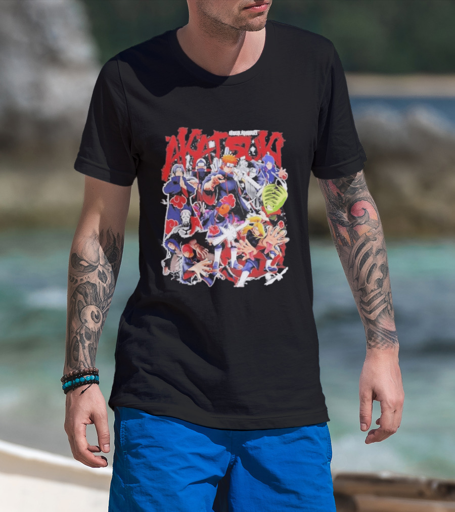 Akatsuki Vibes Konnect Naruto Anime Pain Characters Animation T-Shirt