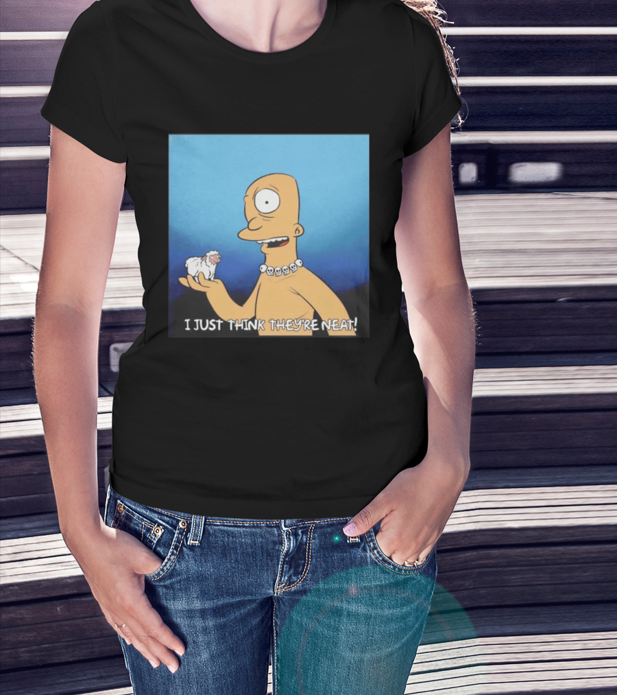 Odyssey The Cyclops I Just Think They're Neat Funny Cartoon T-Shirt