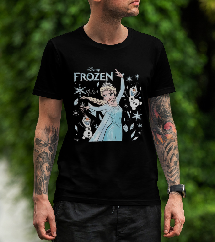 Disney Frozen Elsa Olaf Snow Queen T-Shirt