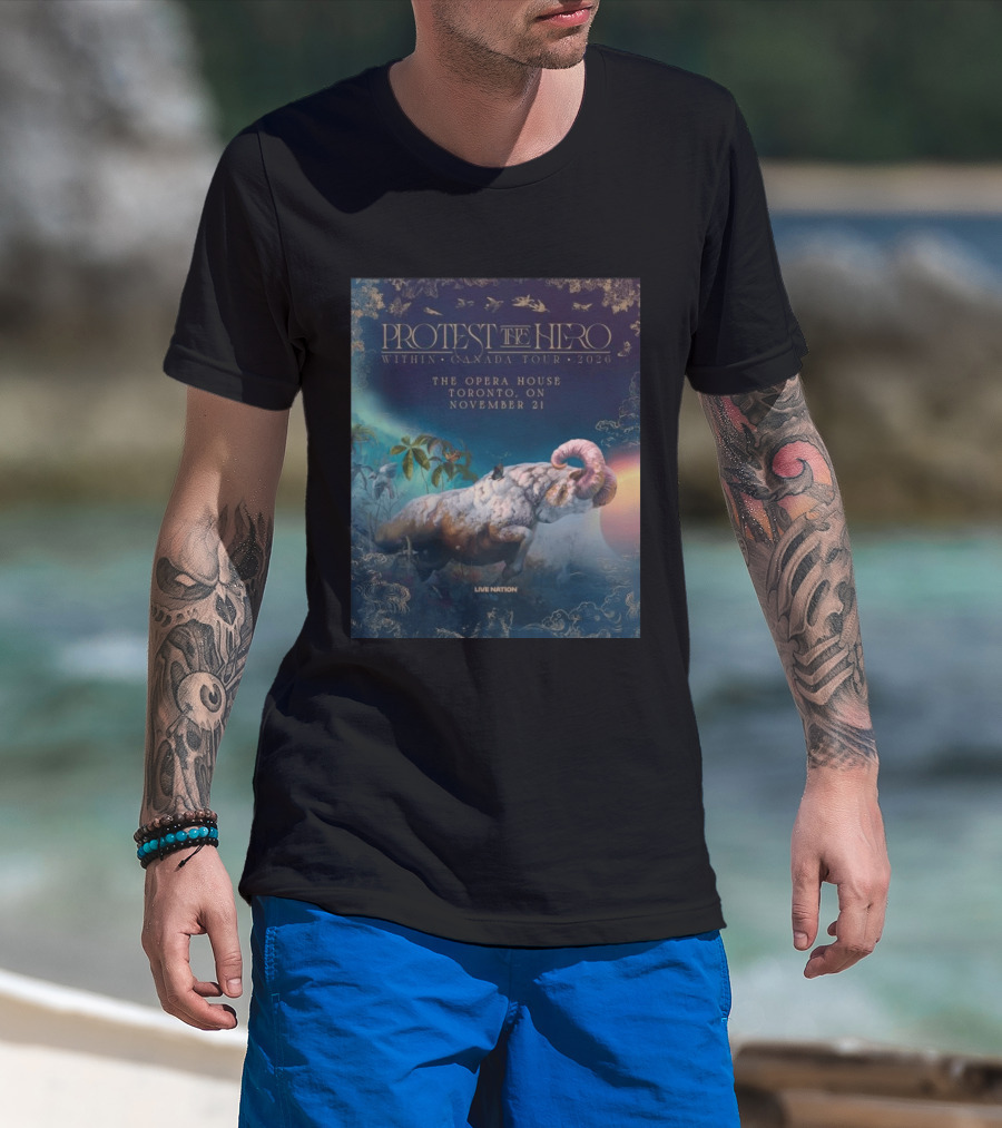 Protest The Hero Within Canada Tour 2026 Opera House Toronto November 21 Live Nation T-Shirt
