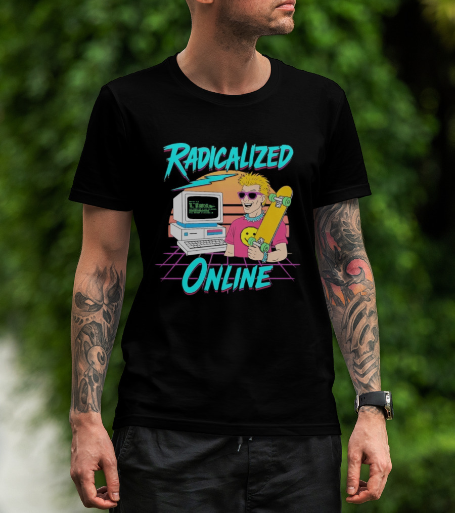 Radicalized Online Skater Computer T-Shirt