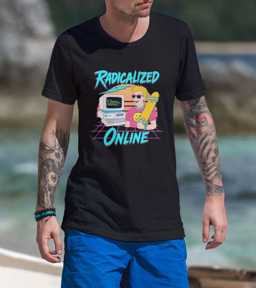 Radicalized Online Skater Computer T-Shirt