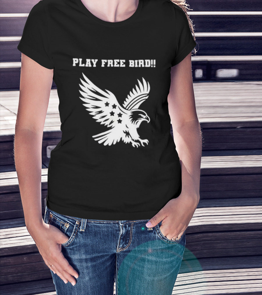 Play Free Bird Eagle Skynyrd Supremacist T-Shirt